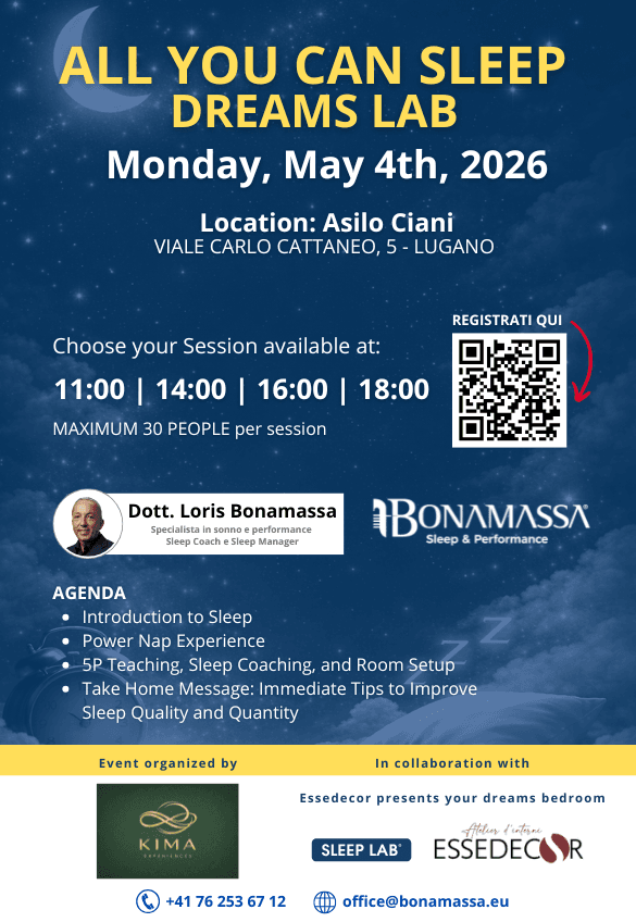 All You Can Sleep Dreams Lab poster for KIMA Sleep & Performance